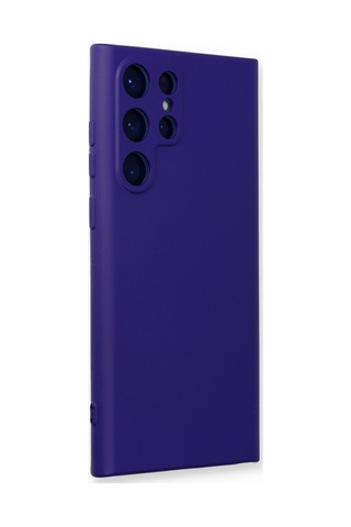 Galaxy S23 Ultra Kılıf Nano İçi Kadife Silikon - Mor