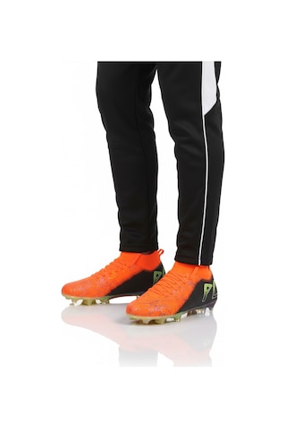 Neon Turuncu Siyah Çoraplı Bağcıklı Erkek Krampon Mk-252-153 M Neon Turuncu-siyah