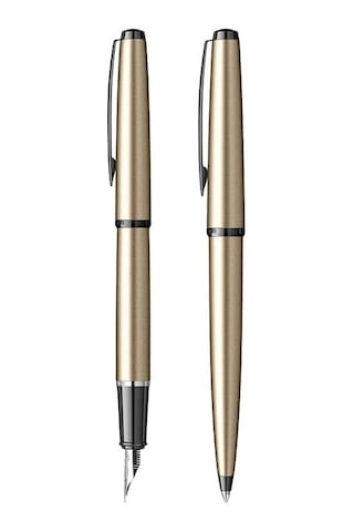 Scrikss Metropolis Dolma Kalem Ve Tükenmez Kalem Takımı M Uç Saten Gri 78ms Saten Gri