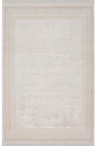 Kashe Halı Bella 4321 Krem Salon Halısı Oturma Odası Halısı Koridor Halısı Mutfak Halısı Modern Makine Halısı Krem - Ekru