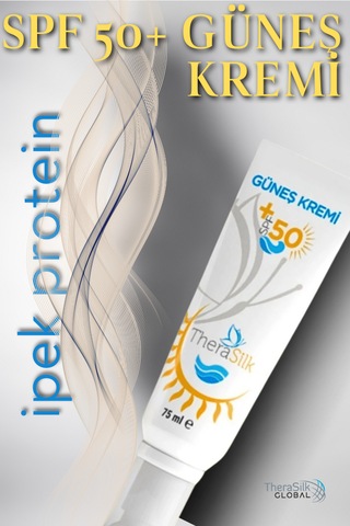 Therasilk Ipek Proteinli Güneş Kremi Yüksek Koruma Spf 50 Kolaj