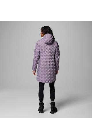 Columbia Wk0440 Delta Ridge Ii Long Down Jacket Kadın Mont-30858 Mor