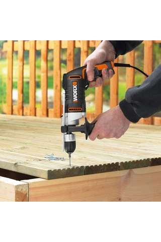 Worx Wx328 810watt 13mm Profesyonel Darbeli Matkap + 6 Adet Uç