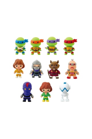 Mey İthalat Mono 63160 Monogram Ninja Turtles Klipsli Figür Seri 1 24lü Display