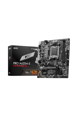 Mb Pro A620m-e Am5 Ddr5 6000mhz Oc Hdmı Vga 1x M.2 Usb3.2 Gıgabıt Lan Matx Anakart