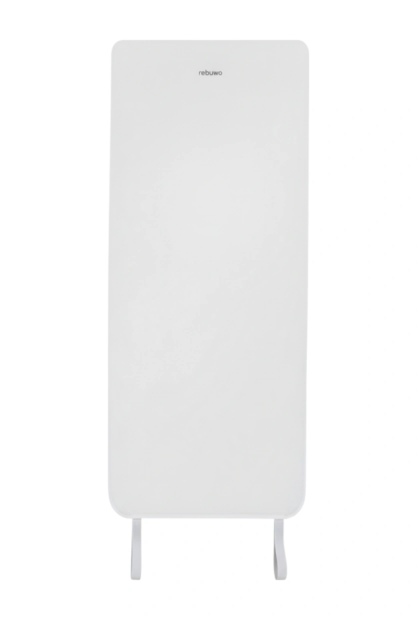 Rebuwo Beyaz Çocuk Yoga Matı 122x62 Cm Lastikli Kenarlı Kaymaz Tabanlı Havlu Dokulu ,yıkanabilir Beyaz