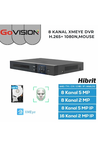 8 Kameralı 2mp 1080p,fullhd,warmled,fullcolor,su Geçirmez, 8'li Ahd Bullet Kamera Seti