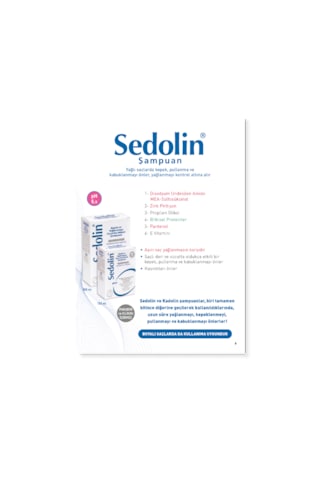 Sedolin Kepek Ve Yağlanmaya Karşı Saç Bakım Şampuanı 300 Ml
