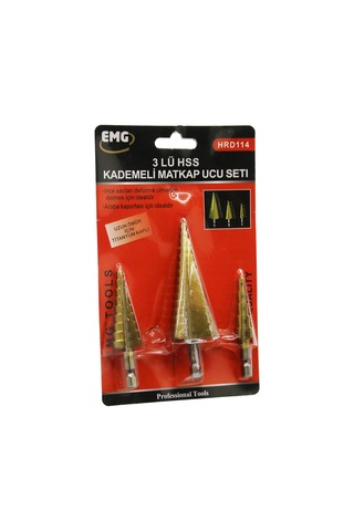 3 Parça Hss Kademeli Matkap Ucu Set 5250 81796951