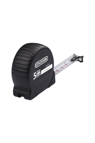 P05b-0519 Compact Şerit Metre/siyah Kasa-mıknatıslı-5mx19mm 5 M