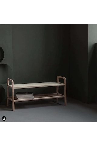 Woodesk Mirage, Ahşap, Ayakkabılık, Natural Renk, 100x65 Natural