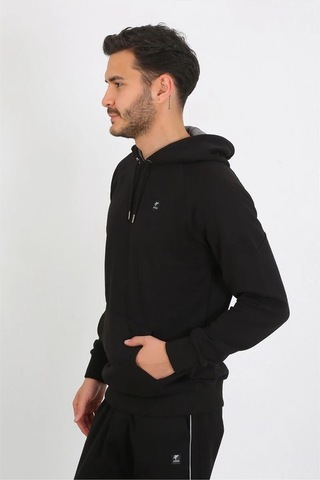 Joma Erkek Günlük Sweatshirt Hoody Limit 4241303 Siyah
