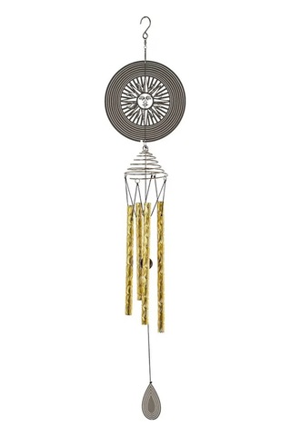 Decor Point Rüzgar Çanı: Ev Ve Dış Mekan İçin Metal Rüzgar Çanı, 14,5x14,5x73 Cm 340237626