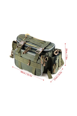 F88 Olta Takımı Çanta Olta Takımı Saklama Çantası Organizatör,siyah