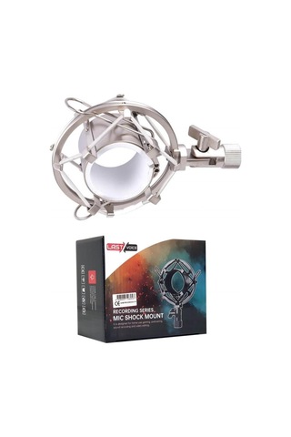 Lastvoice Shm-02 Pro Stüdyo Mikrofon Gri Shock Mount Metal
