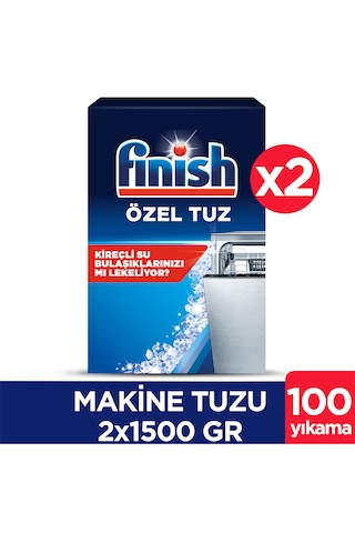Finish Bulaşık Makinesi Özel Tuzu 2 x 1500 Gr