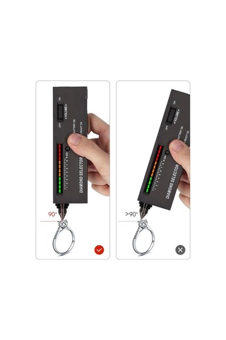 Ebitda Yüksek Hassasiyetli Elmas Test Cihazı - Abs Malzeme, Kolay Kullanım, Led Göstergeli, Taşınabilir, Siyah Siyah