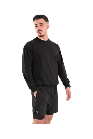 Musclecloth Basic Sweatshirt Siyah Siyah