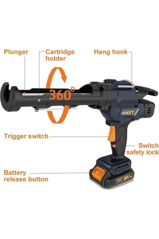 Maxxt 20v Çift Akülü Silikon Tabancası Mdcg20v1