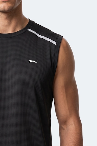 Slazenger Rexıs Erkek Kolsuz Siyah Tişört