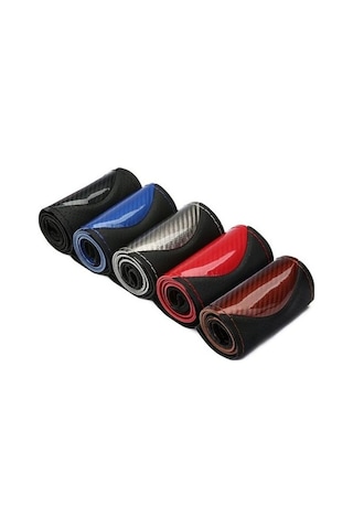 Novahub Kırmızı 38cm Direksiyon Kılıfı: Katlanabilir, Rahat Tutuşlu, Dekoratif, Mikrofiber Sahte Deri Kırmızı