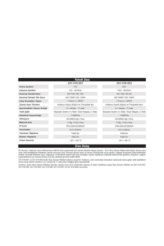 Elo 12V Stop Zaman Rölesi Ayarlı 0.1 Sn-11 Saat Arası Otomatik N11.1008