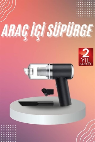 Astraltech Araç İçi Süpürge Kablosuz Şarjlı Elektrikli Süpürge Elde Taşınabilir