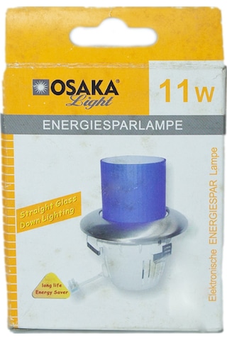 Osaka 11W 220-240V 400LM 4000K Mavi Cam Sıva Altı Tasarruflu Spot Mavi