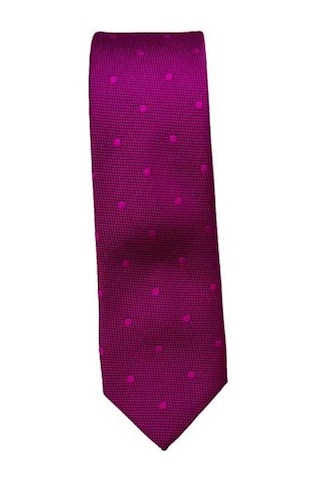 Brianze Açık Mor Puantiye Desen Slim Kravat Açık Mor