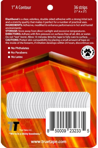 True Tape ElastiBond Protez Saç Bandı 36 Adet Oval 1" A