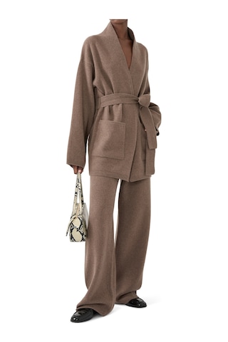 Rohe Relax - Fit Triko Pantolon Kahverengi