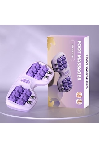 Besthome1 Ayak Kedi Pençe Masajı Açık Mor Farklı Boyutlarda Ev Hayvanları İçin Açık Mor