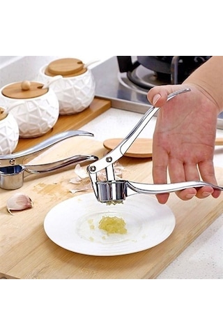 Paslanmaz Çelik Pense Model Sarımsak Ezici Çok Renkli