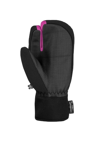 Reusch Torby R-Tex Xt Çocuk Üç Parmak Kayak Eldiveni Gri/Pembe