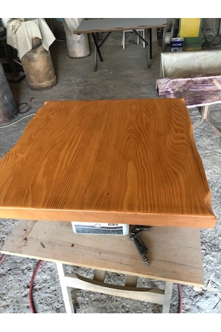 Bintaşmobilya Kütük Cafe Masa Üstü Tablası 60X60.Cm