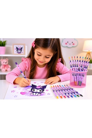 Fatih Kuru Boya Hello Kids 12 Çantalı Çok Renkli