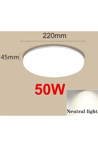Modern Led Tavan Işıkları 50w 30w 20w 15w Tavan Lambaları 220v 230v 50w Neutral Light