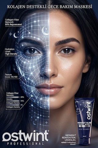Ostwint Collagen Midnight Glow Night Mask Gece Maskesi 100 ML