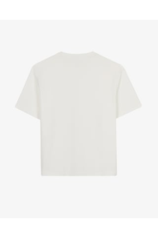 Skechers M Oversize Essential Heavy T-shirt Erkek Beyaz S2620191-3855