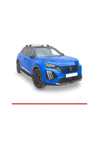 Gri Renkli 2 Adet Ara Atkı Tavan Barı, Peugeot 2008 Iı İle Uyumlu 0.5 KG