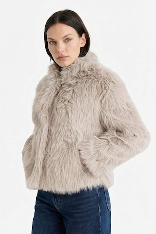 Defacto Regular Fit Suni Kürk F6415ax25wnbg749 Bej-bg749
