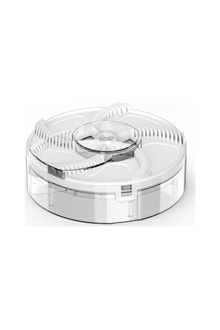 Usb Şarjlı Otomatik Dönen Yem Sinek Tuzağı Beyaz Usb