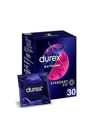 Durex Extreme 30'li Geciktiricili Ve Tırtıklı Prezervatif