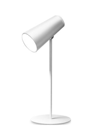 Ranyeek Beyaz Manyetik Usb Şarjlı Lamba - Güneş Batımı Projeksiyonu, El Feneri, 3 Seviye Dokunmatik Aydınlatma, 2000mah Pil, Göz Koruyucu Beyaz