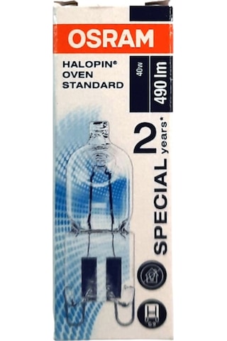 G9 Halojen Ampul 40W Osram Halopin 3000K