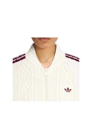 Ks7804-k Adidas Archıve Knıt Tt Kadın Ceket Beyaz Ks7804-k Beyaz