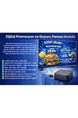 Dijital Promosyon Ve Duyuru Panosu