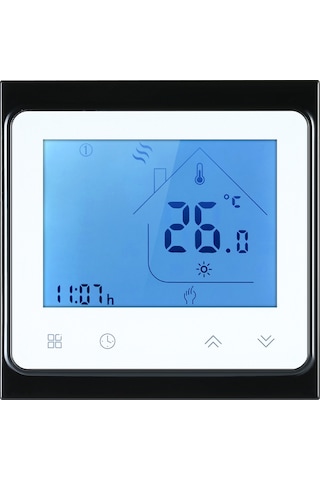 Padalink Bht-002gb 16a Zemin Isıtma Termostati - Lcd Ekranlı, Enerji Tasarruflu, Kolay Kurulum, Beyaz+siyah