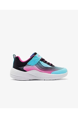 Skechers Microspec Advance Kız Çocuk Mavi Spor Ayakkabı Karışık Çok Renkli