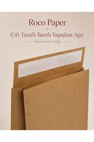 Yapışkan Bantlı Kraft Kese Kağıdı, Kraft Renk, 25x8x30 Cm - 24'lü Paket, Hediye Ve Kargo Zarfı